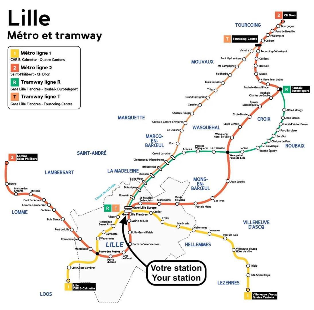 Lille Train Station Nice Studio Экстерьер фото